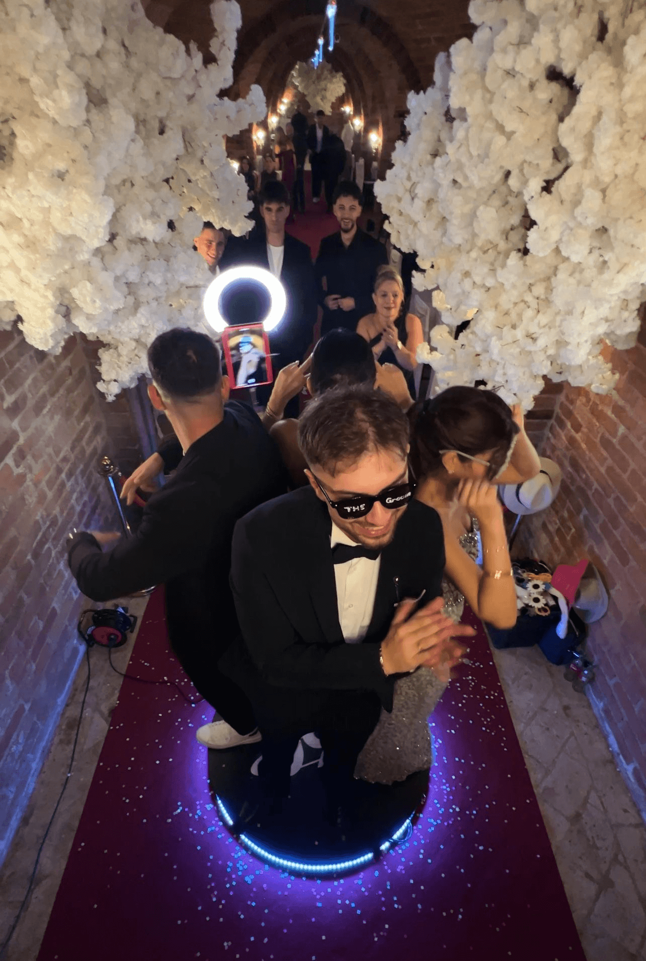 360nstage Photo Booth Erlebnis bei einer Feier